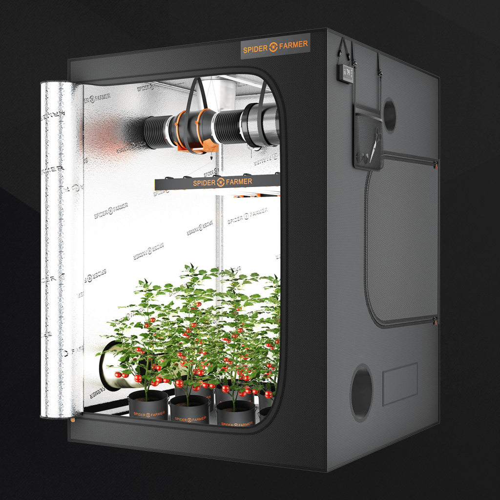 Spider Farmer 150x150x200cm Indoor Grow Tent Grow Zelt Light Proof Green Box