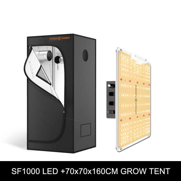 SF1000 100W LED+70x70x160cm Grow Tent Kits