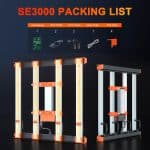 SE3000 packing list