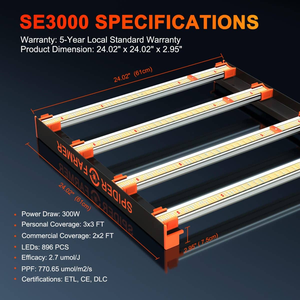 SE3000 specifications