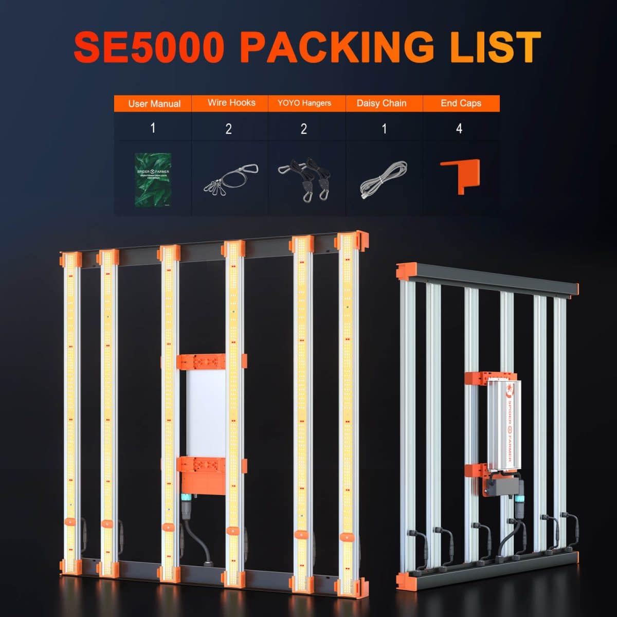 SE5000 packing list