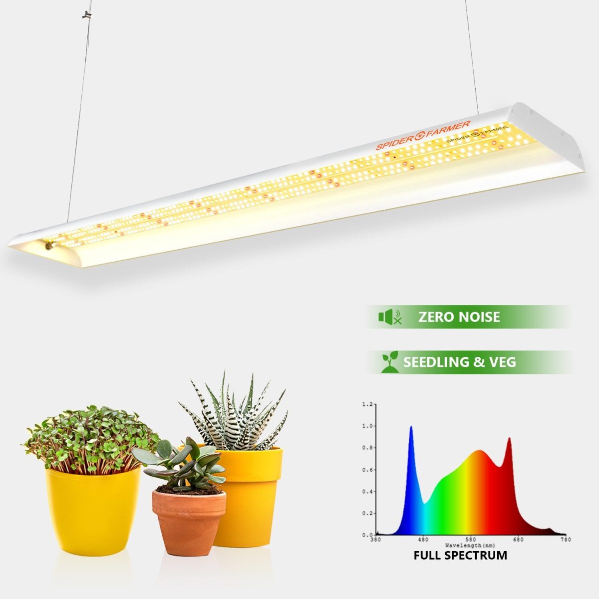 Spider Farmer SF600 LED for Veg Flower