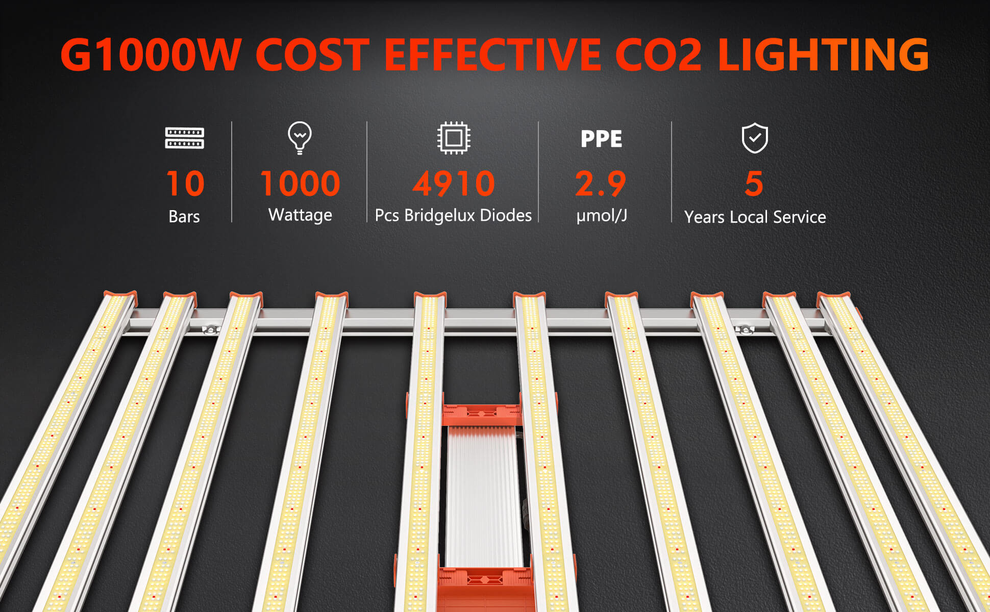 G1000W cost effective CO2 lighting