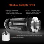 features of 6 inch carbon filter