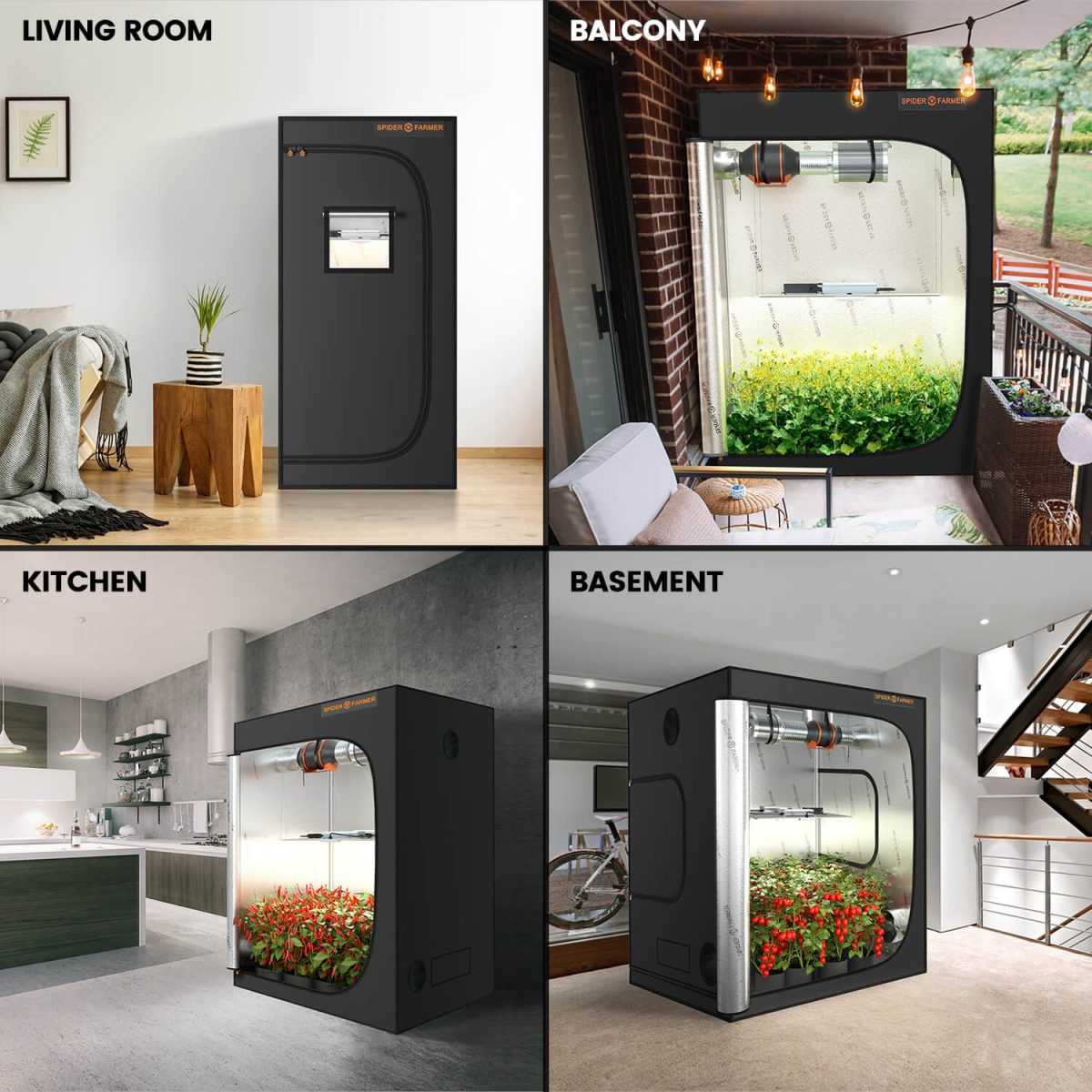 put the grow tent where you want