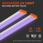 Features of UV 30WLED