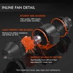 Features of Inline Fan