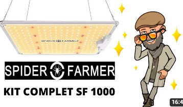 💡 Guide d'utilisation de la Lumière LED SF 1000 Spider Farmer (Épisode 2/4)