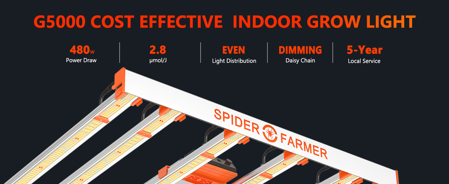 Spider Famrer G5000 cost-effective full spectrum led grow light-1