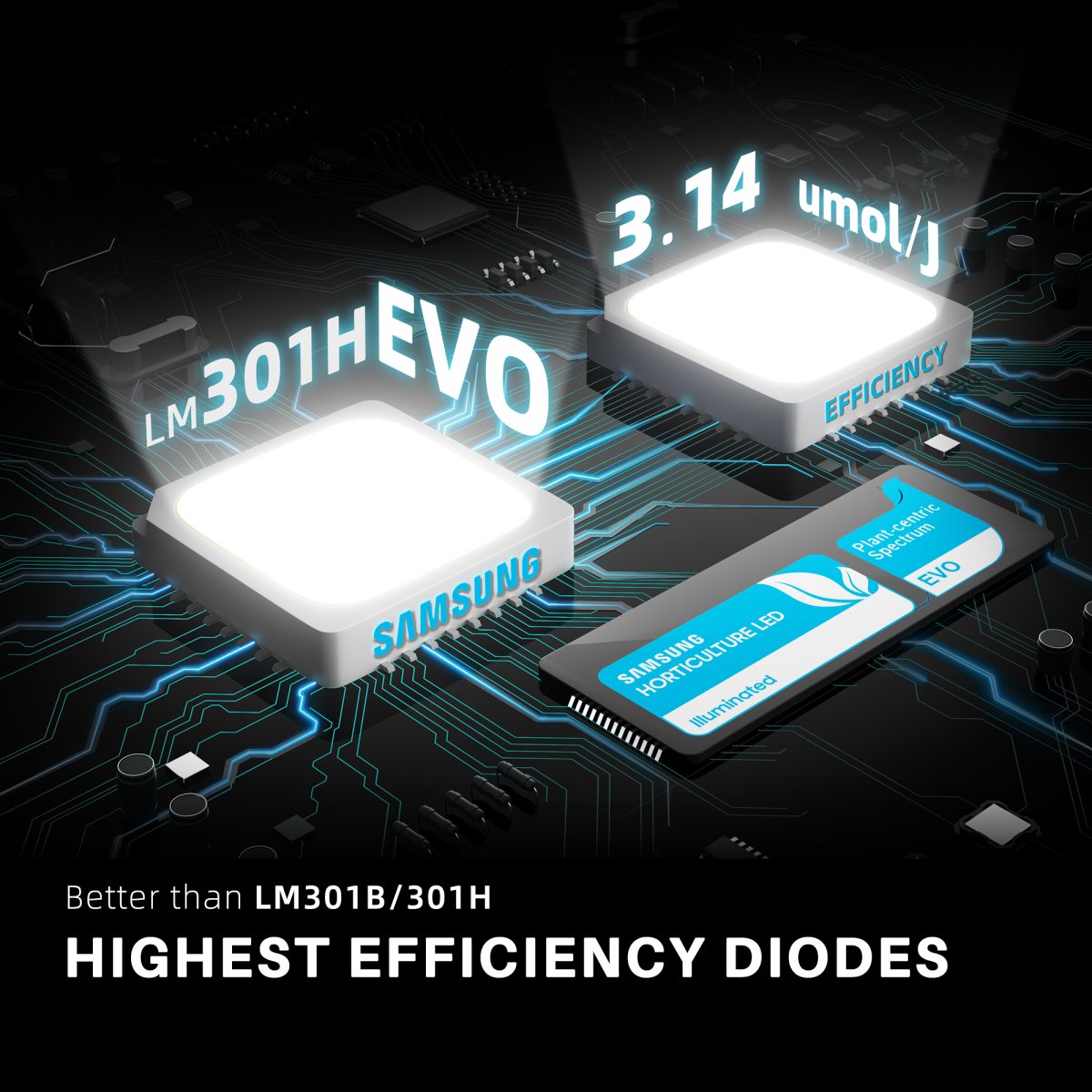 New SE Series-Samsung LM301H EVO diodes