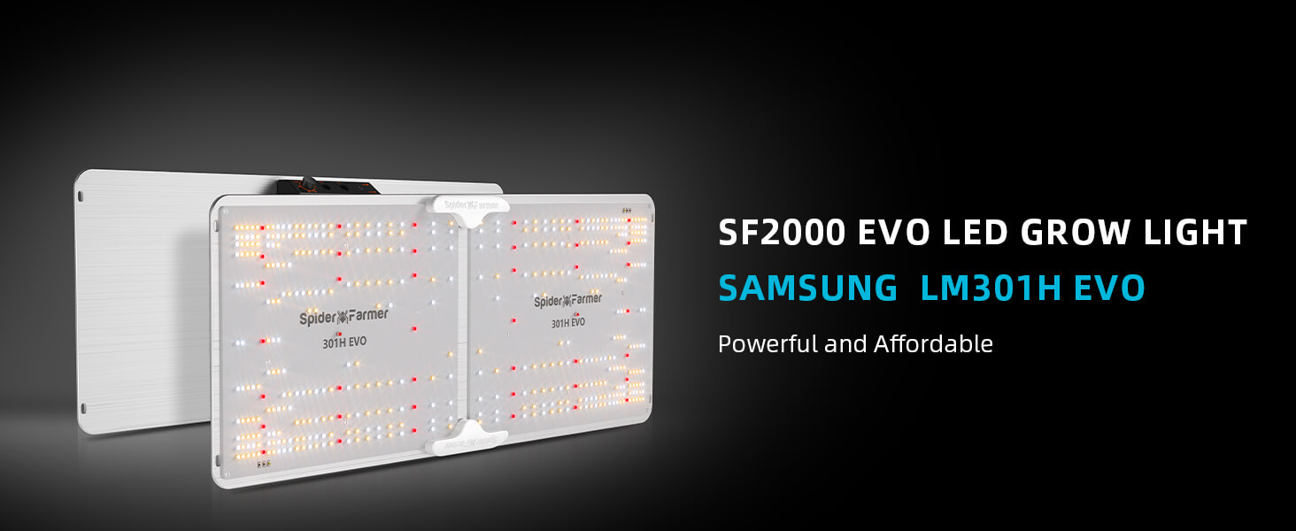 SF2000 Samsung lm301H EVO LED pěstební světlo