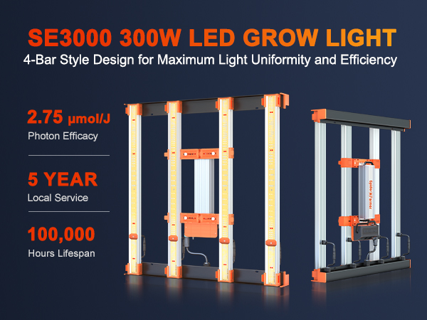 SE3000 300W LED Grow Light